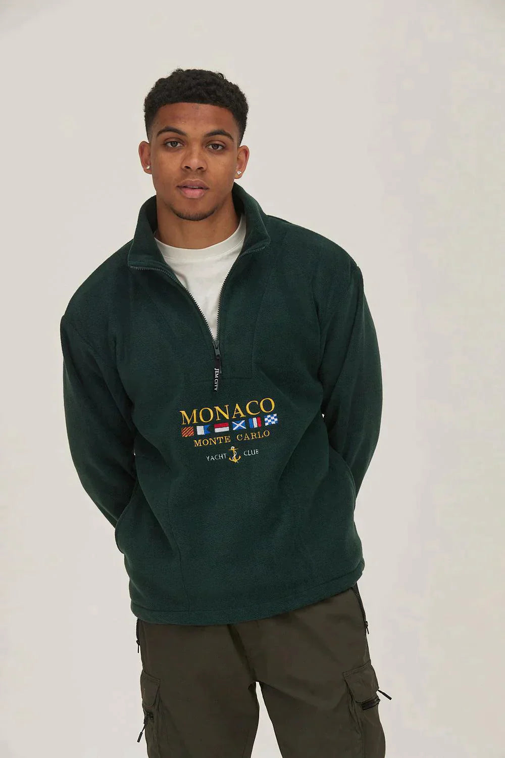 Monaco - Half Zip Fleece Sweater Voor De Winter - River Mode