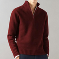 Adam - Elegante Half Zip Sweater Voor Heren - River Mode