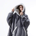 Warme Fleece Hoodie Deken - Voor De Winter - River Mode