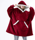 Warme Fleece Hoodie Deken - Voor De Winter - River Mode