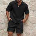 Moveo - Luxe Zomerset voor mannen: Polo + Short - River Mode