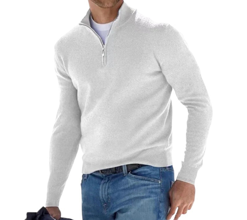 Rivers - Nette Half Zip Sweater Voor Heren - River Mode