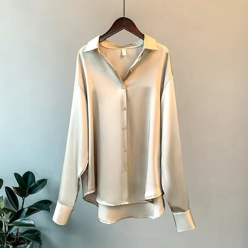 Sophia - Luxe zijden blouse - River Mode