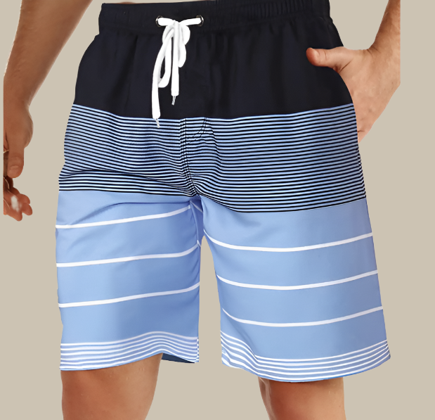 Corean Heren Zwembroek | Mid Short Zwembroek met Stretch - River Mode